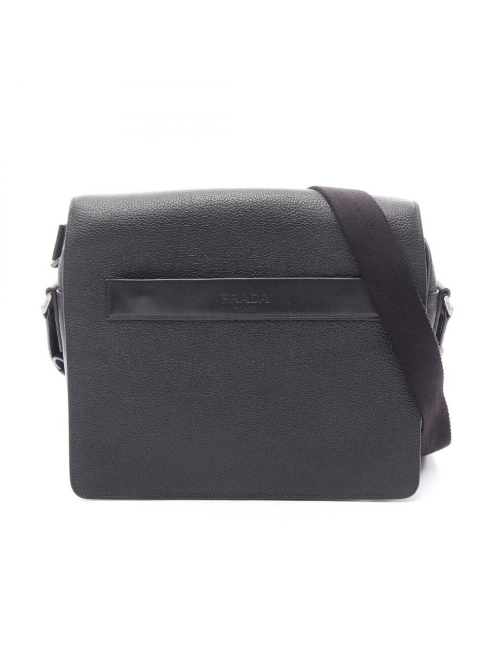 Prada Shoulder Bag Toro Nero Leather